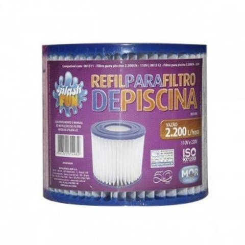 Refil para Filtro de Piscina 2.200l/H - 110v e 220v Mor