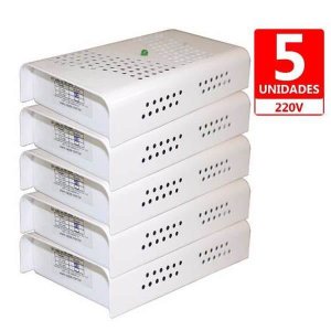 Anti Mofo Eletrônico Desumidificador, Anti Ácaro e Fungos - 5 unidades - 220V