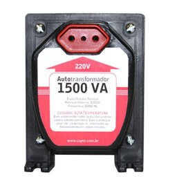 Autotransformador 1500VA bivolt 110V/220V Tripolar Capte - 5