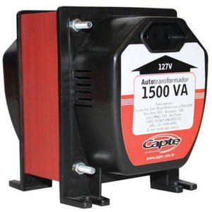 Autotransformador 1500VA bivolt 110V/220V Tripolar Capte