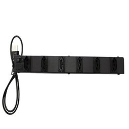 Réguas 6 tomadas Rack 19 110v/220v 2200 Watts - 3