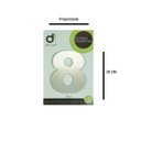 Ver imagem 1 de Número em alumínio Espelhado Polido Residencial N 8 20cm