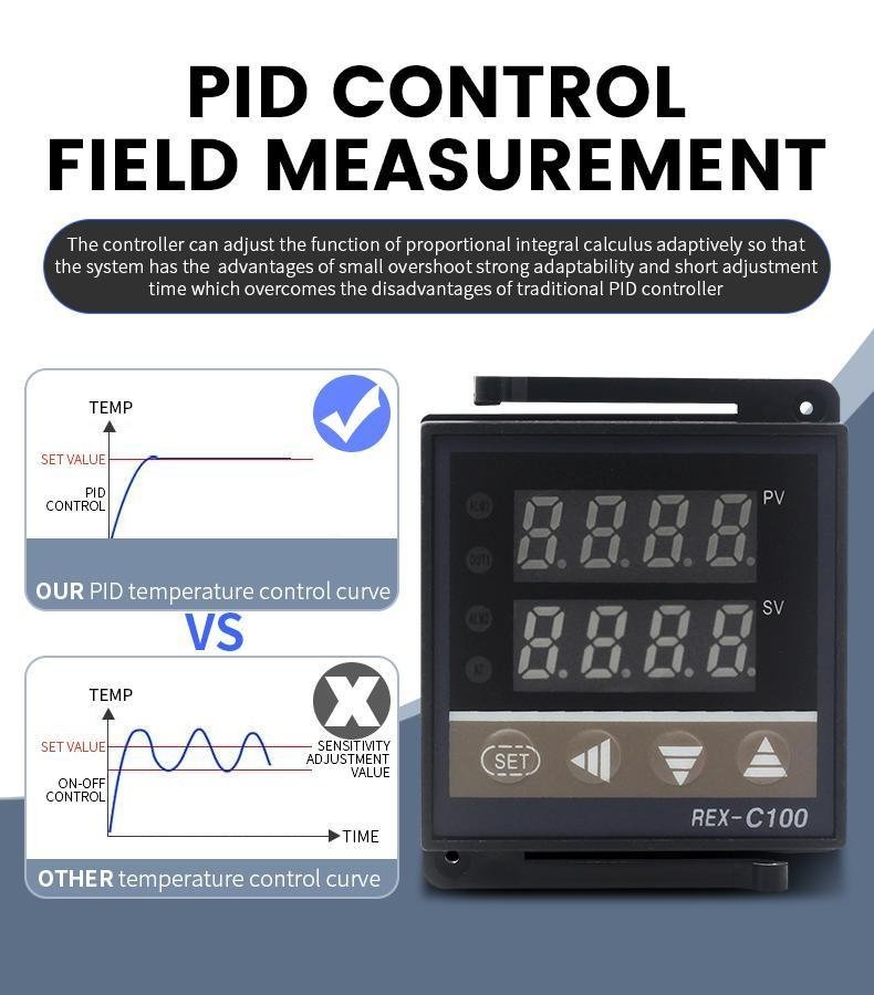 Controlador De Temperatura Digital Rex-C100 - 2