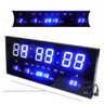 Relógio de Parede Digital Alarme Calendario de Led Azul (Rel-56) - 4