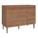 Ver imagem 1 de Gabinete Cozinha Madeira Joia 1.10m Luxo Madeirado Inteiro