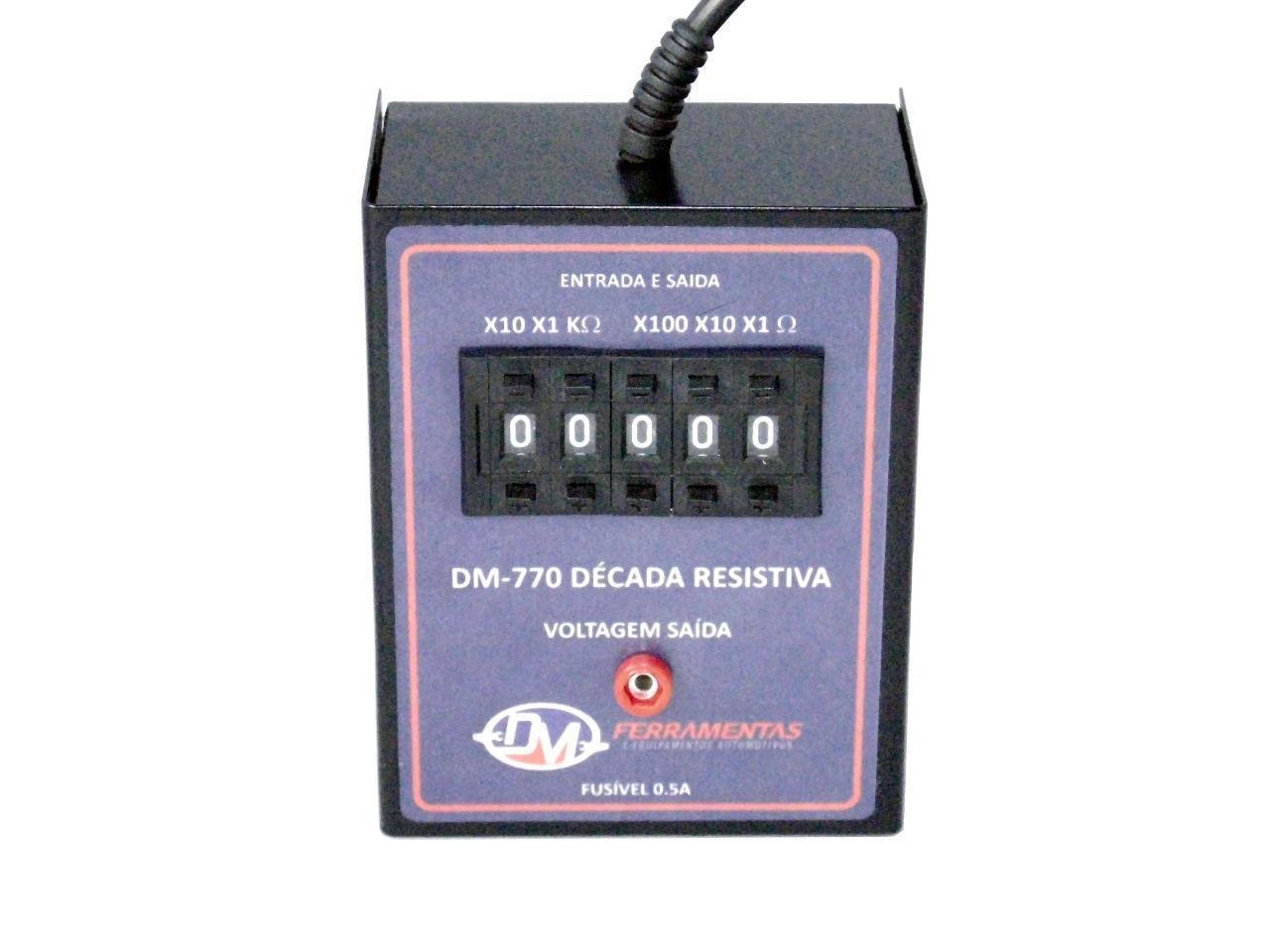 Simulador Decada Resistiva por Tecla Dm Ferramentas - 5