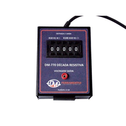 Simulador Decada Resistiva por Tecla Dm Ferramentas