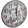 Relógio de Parede Redondo Grande Vintage Retro Decoração Londres - 1