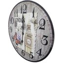Ver imagem 4 de Relógio de Parede Redondo Grande Vintage Retro Decoração Londres