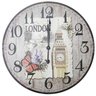 Relógio de Parede Redondo Grande Vintage Retro Decoração Londres - 3