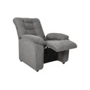 Ver imagem 4 de Poltrona Reclinável Onix 1 Lugar Veludo Light Cinza Matrix