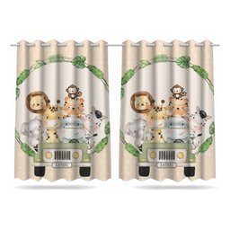 Cortina Safari Baby Infantil 2,60x1,50 Mod 05 - 1