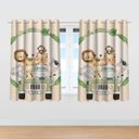 Ver imagem 2 de Cortina Safari Baby Infantil 2,60x1,50 Mod 05