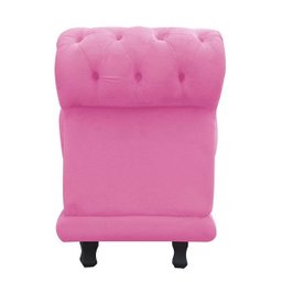 Kit 2 Sofá Retrô Barcelona Namoradeira Calçadeira Suede Rosa Bebê - D'Rossi - 4 Kit 2 Sofá Retrô Barcelona Namoradeira Calçadeira Suede Rosa Bebê - D'Rossi - 4