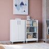 Armário Multiuso Versati C 2 Portas Design Moderno Poquema - 1