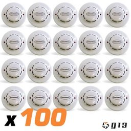 100x Detector Incêndio Fumaça Segurimax Convencional Contato Seco 12/24V 26855 - 1