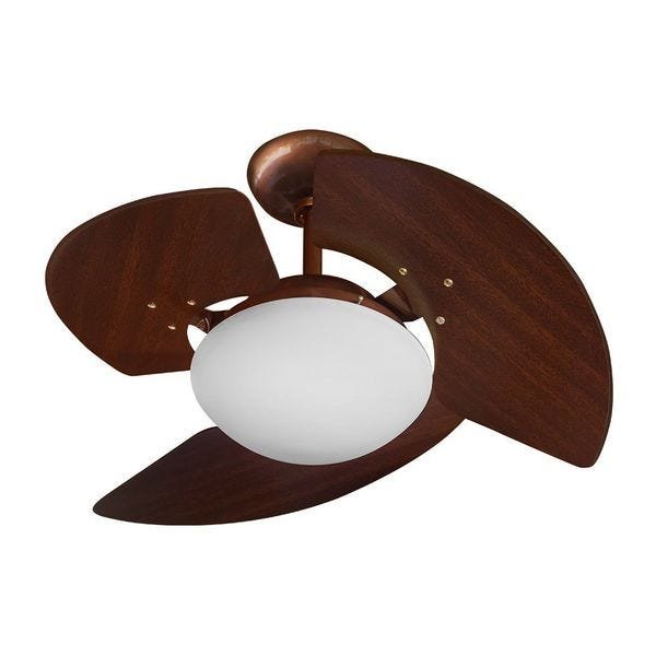 Ventilador de Teto Tron Aventador Stilo Cobre 3 Pás Tabaco - 220V