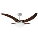 Ver imagem 1 de Ventilador de Teto Tron Mareiro Aço Escovado 4 Pás Tabacos - 220V