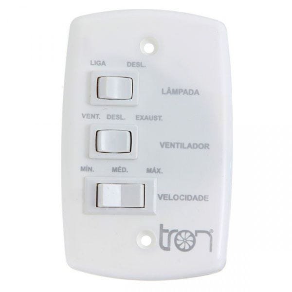 Ventilador de Teto Tron Búzios Max LED Branco 3 Pás Transparentes - 220V - 2