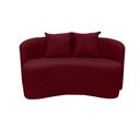 Ver imagem 3 de Sofá Decorativo Montreal 150cm Orgânico Suede Marsala