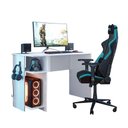 Ver imagem 3 de Mesa Villa Aurora Gamer Branco