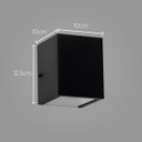 Ver imagem 2 de kit com 3x arandelas 1 facho para parede muro externa e interna - preta st653