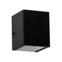 Ver imagem 3 de kit com 3x arandelas 1 facho para parede muro externa e interna - preta st653