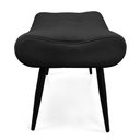 Ver imagem 4 de Puff Sher Suede Pés Palito de Ferro - D’Rossi Preto
