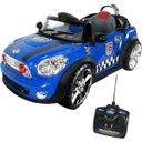 Ver imagem 2 de Carro Elétrico Infantil Mini Cooper Conversível Azul 6V (912400) - BelFix