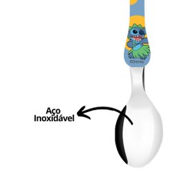 Jogo de Talheres Infantil Stitch Disney Aço Inox 3 Peças - Simonaggio - 7