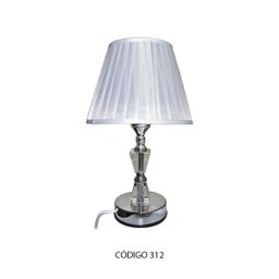 Abajur Pequeno de Toque - Vidro e Cúpula - para Sala Ou Quarto - 312Ab - 1