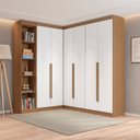 Ver imagem 1 de Guarda Roupa Modulado Roupeiro de Canto L 6 Portas 6 Gavetas 4 Prateleiras Versatille Yescasa