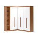Ver imagem 2 de Guarda Roupa Modulado Roupeiro de Canto L 6 Portas 6 Gavetas 4 Prateleiras Versatille Yescasa