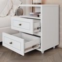 Ver imagem 5 de Conjunto Quarto Casal Guarda Roupa 6 Pts e 2 Mesas Cabeceira Americano Henn