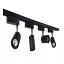 Ver imagem 1 de Trilho Eletrificado 1M + 4 Spot LED 7W 3000K Bivolt Preto