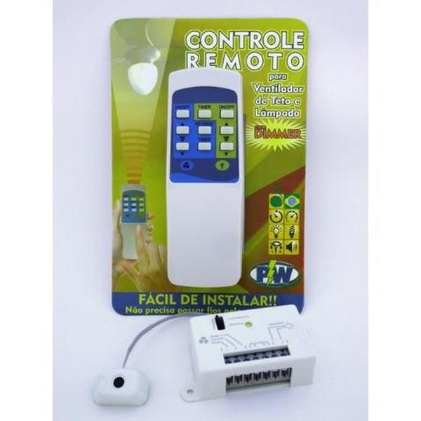 Controle Remoto Universal Wireless para Ventilador de Teto - Completo - 2