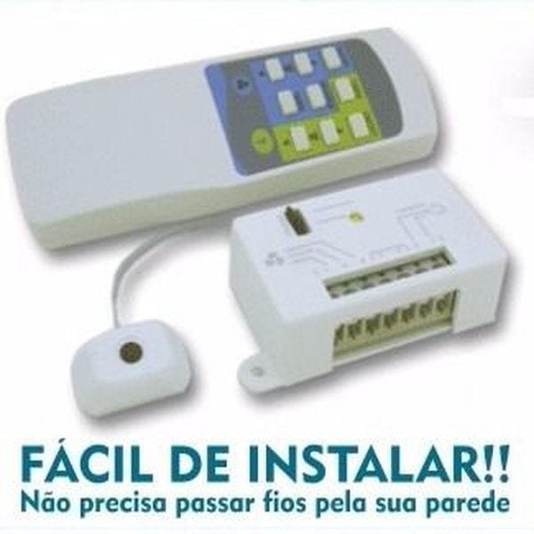 Controle Remoto Universal Wireless para Ventilador de Teto - Completo - 3