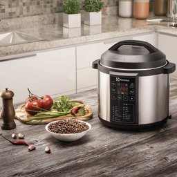 Panela de Pressão Elétrica Electrolux Pcc20 110v Chef Digital 6l Controle Temperatura - 6