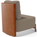 Ver mais imagens de Kit 02 Poltronas Decorativas Sala de Estar Living Hungria L02 Couríssimo Camel Bouclê Bege - Lyam Ly