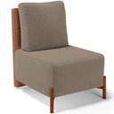 Ver imagem 3 de Kit 02 Poltronas Decorativas Sala de Estar Living Hungria L02 Couríssimo Camel Bouclê Bege - Lyam Ly