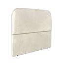 Ver imagem 1 de Cabeceira Estofada Casal Alana 140cm Courino Bege