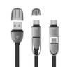 Cabo para Smartphone Usb Type-c 2 C/1,5m C/adaptador Micro Usb Wi350 Multilaser - 1