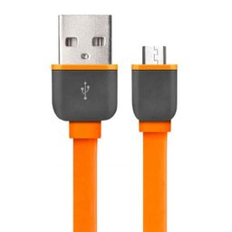 Cabo USB 2.0 x Micro USB Multilaser Smartogo 1 Metro Laranja - 1 Cabo USB 2.0 x Micro USB Multilaser Smartogo 1 Metro Laranja - 1