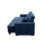 Sofá Sem Caixa Retrátil Reclinável 2,30m Karen Veludo Azul Adonai Estofados - 6