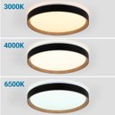 Ver imagem 3 de Luminaria Plafon 3 Tons Led Iluminaçao Sala Quarto Controle Ambiente Residencial Comercial Escritori