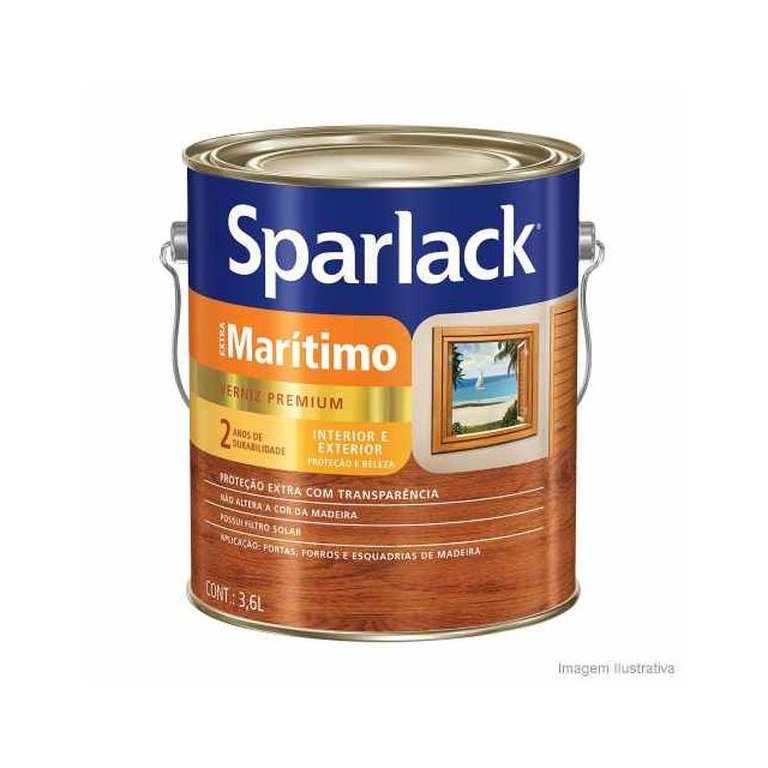 Verniz Marítimo Brilhante 3,6l - Base De Solvente