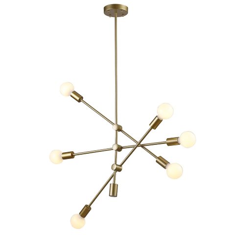 Pendente Ipanema Dourado 6E27 139cm RM004G Bella