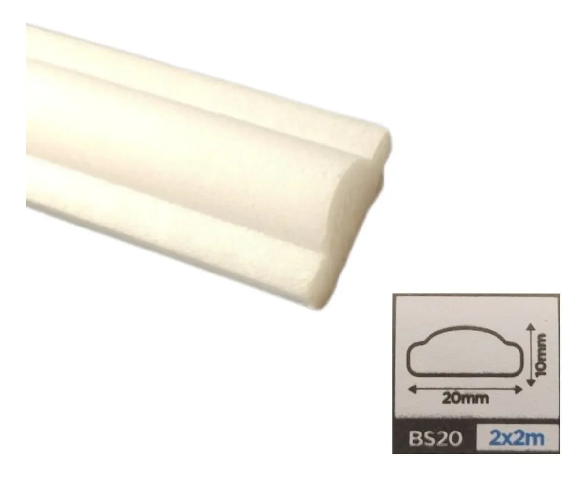 Boiserie Bs20 Friso Poliestireno Quarto Bebê Kit 12 Metros ( barras de um metro) - 3