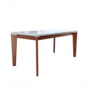 Ver imagem 1 de Mesa de Jantar Retangular com Pés de Madeira Maciça - Premium-1,80 X 0,90 Metros - Star Móveis