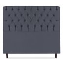 Ver imagem 1 de Cabeceira Estofada Recamier Baú para Cama Box 160cm Queen:Cinza